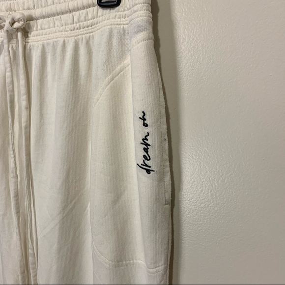 Free People Ivory Cozy Cool Girl Lounge Pants - Picture 6 of 10